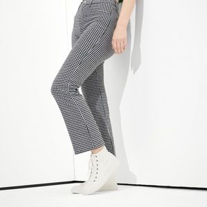 AE Súper High-Waister Skinny Kick Plaid Crop Pants